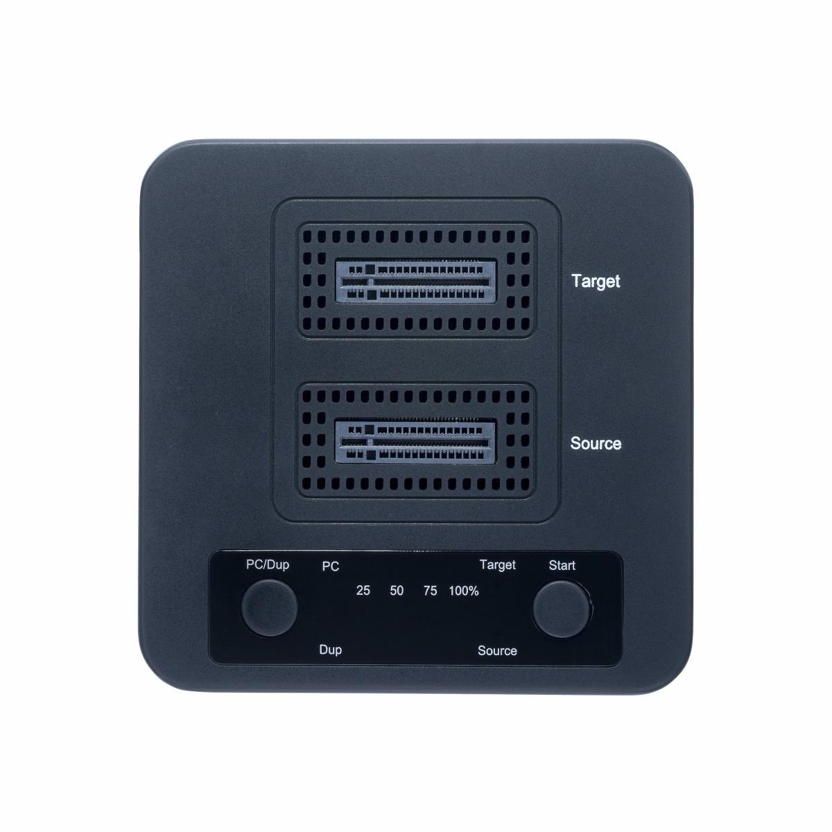 STARTECH.COM Nvme Drive Duplicator M.2 Standalone M.2 SSD Cloner/copier Up To 90gbpm, USB 3.2 20gbps M.2 Dual-bay Drive Dock