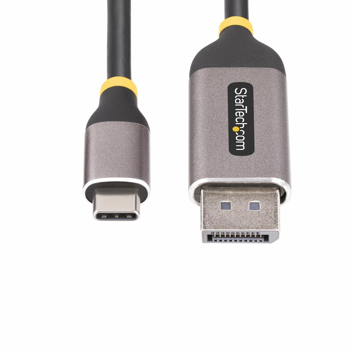 STARTECH.COM USB-c To DisplayPort Adapter Cable, 8k 60hz, 4k 144hz, Hdr, USB Type-c To Dp 1.4 Video Converter Cable 3m