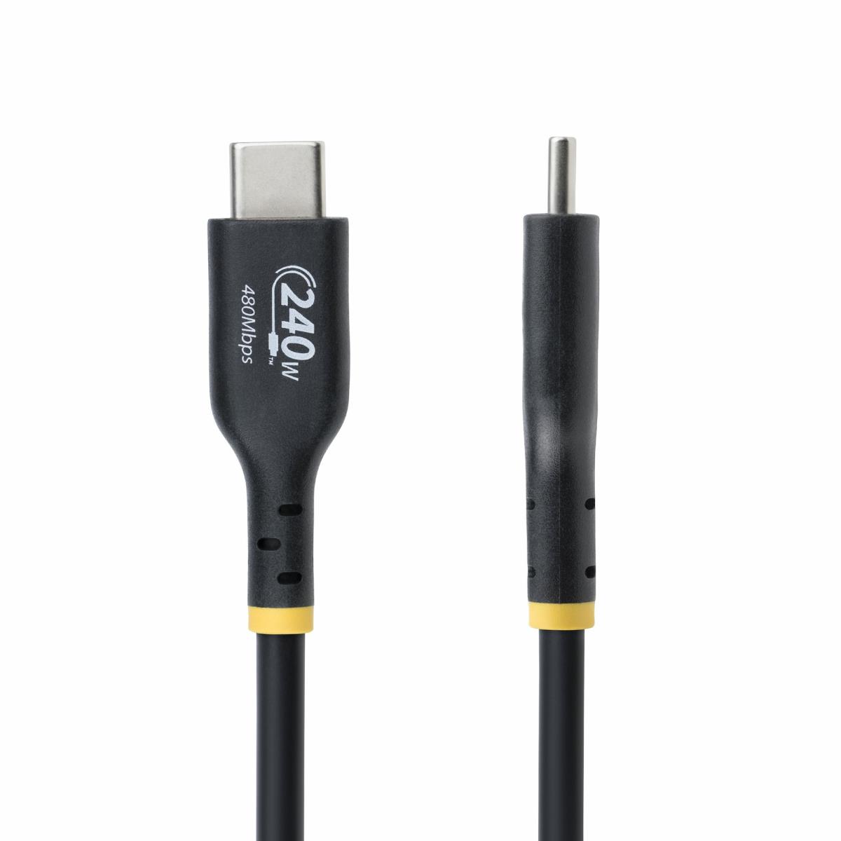STARTECH.COM USB-c Charging Cable, USB-if Certified USB C Cable, 240w Pd Epr, USB 2.0 Type-c Laptop Charger Cord 4m