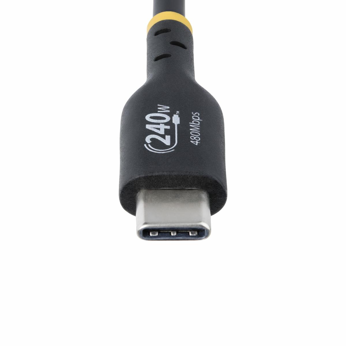 STARTECH.COM USB-c Charging Cable, USB-if Certified USB C Cable, 240w Pd Epr, USB 2.0 Type-c Laptop Charger Cord 4m