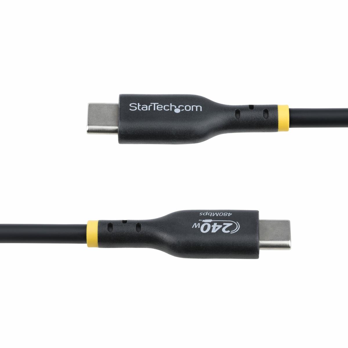 STARTECH.COM USB-c Charging Cable, USB-if Certified USB C Cable, 240w Pd Epr, USB 2.0 Type-c Laptop Charger Cord 4m