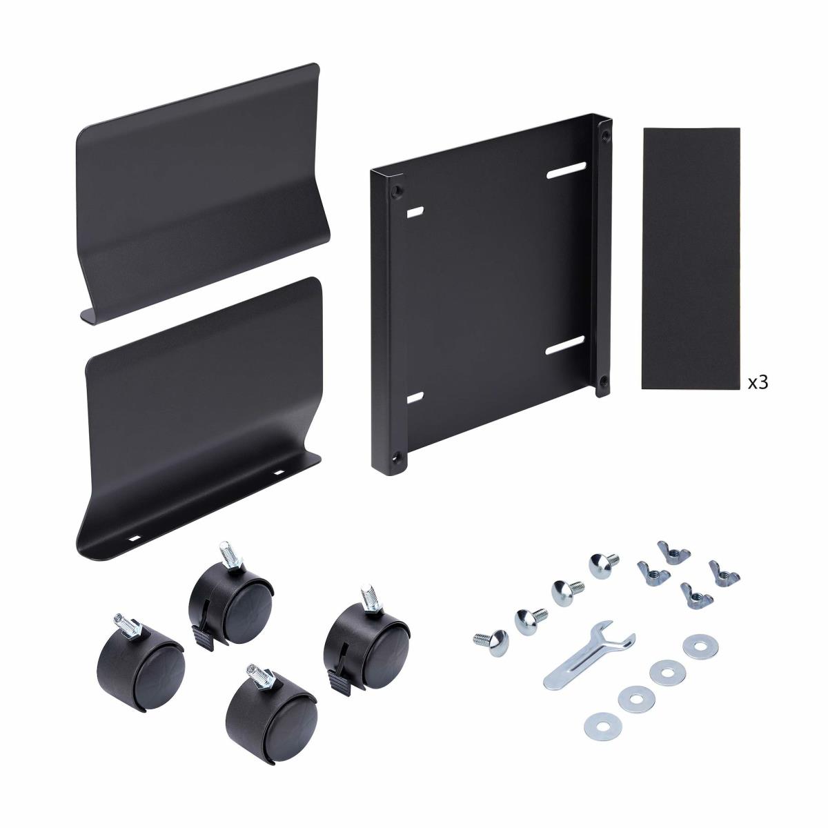STARTECH.COM Computer Tower Cart, Rolling Mobile Cpu Caddy On Wheels (casters)