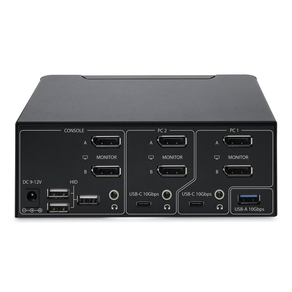 STARTECH.COM KVM Switch - 2-port Dp 1.4 Dual-monitor DisplayPort KVM