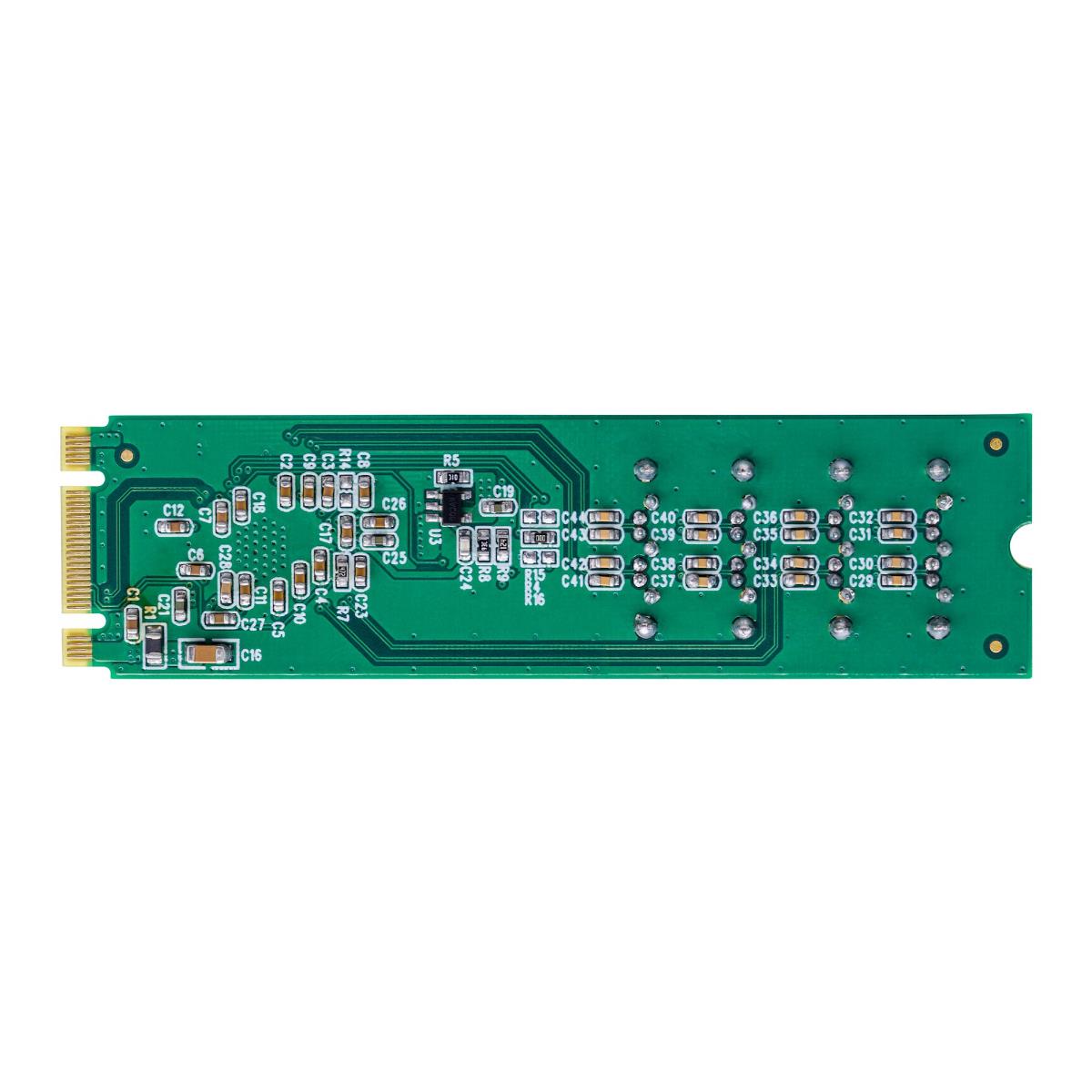 STARTECH.COM Expansion Card - 4-port M.2 To SATA Adapter Card, M.2 Pci-e 3.0 To SATA HDD/SSD