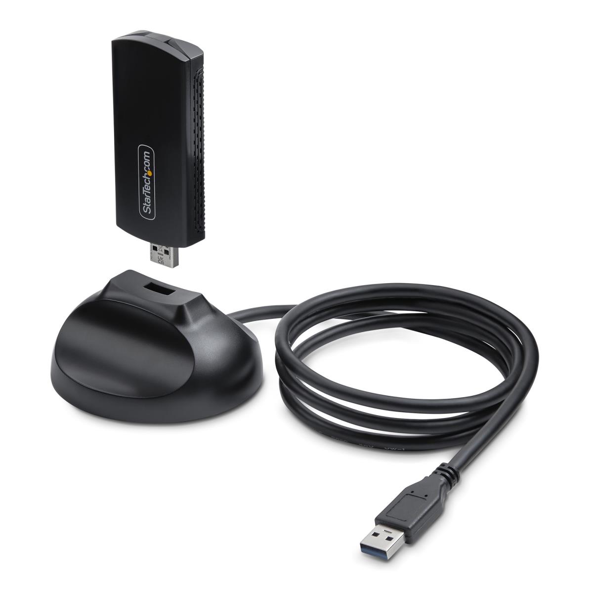 STARTECH.COM USB Adapter/dongle - Wi-Fi 6e For Desktop/laptop Pc, Wireless Nic W/foldable Ante