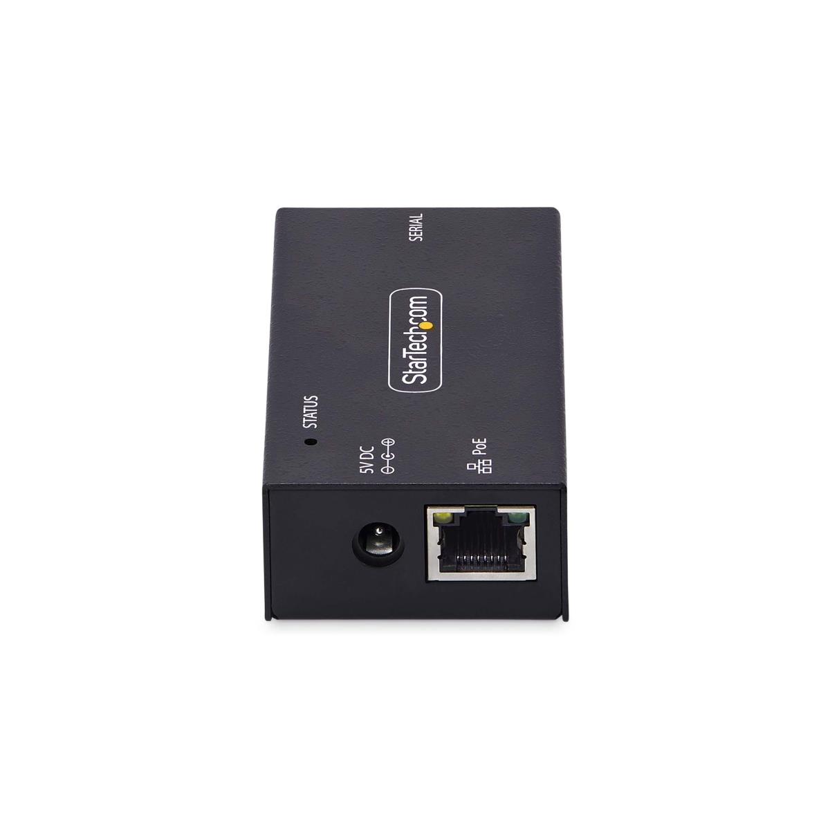 STARTECH.COM Poe Serial To Ethernet Adapter Rj45 Lan To Db9 Converter Rs232