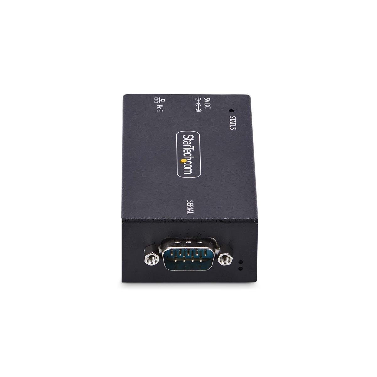 STARTECH.COM Poe Serial To Ethernet Adapter Rj45 Lan To Db9 Converter Rs232