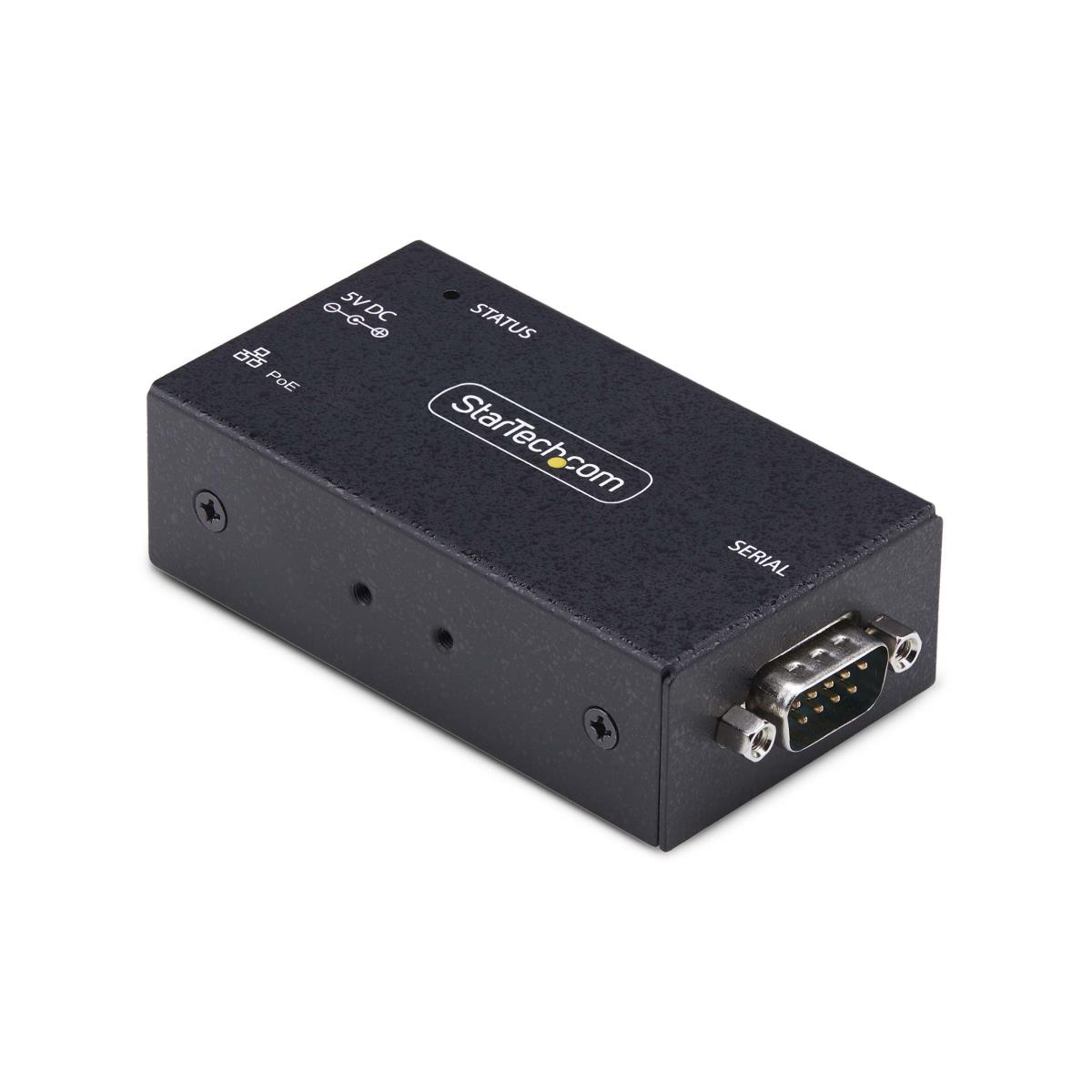 STARTECH.COM Poe Serial To Ethernet Adapter Rj45 Lan To Db9 Converter Rs232