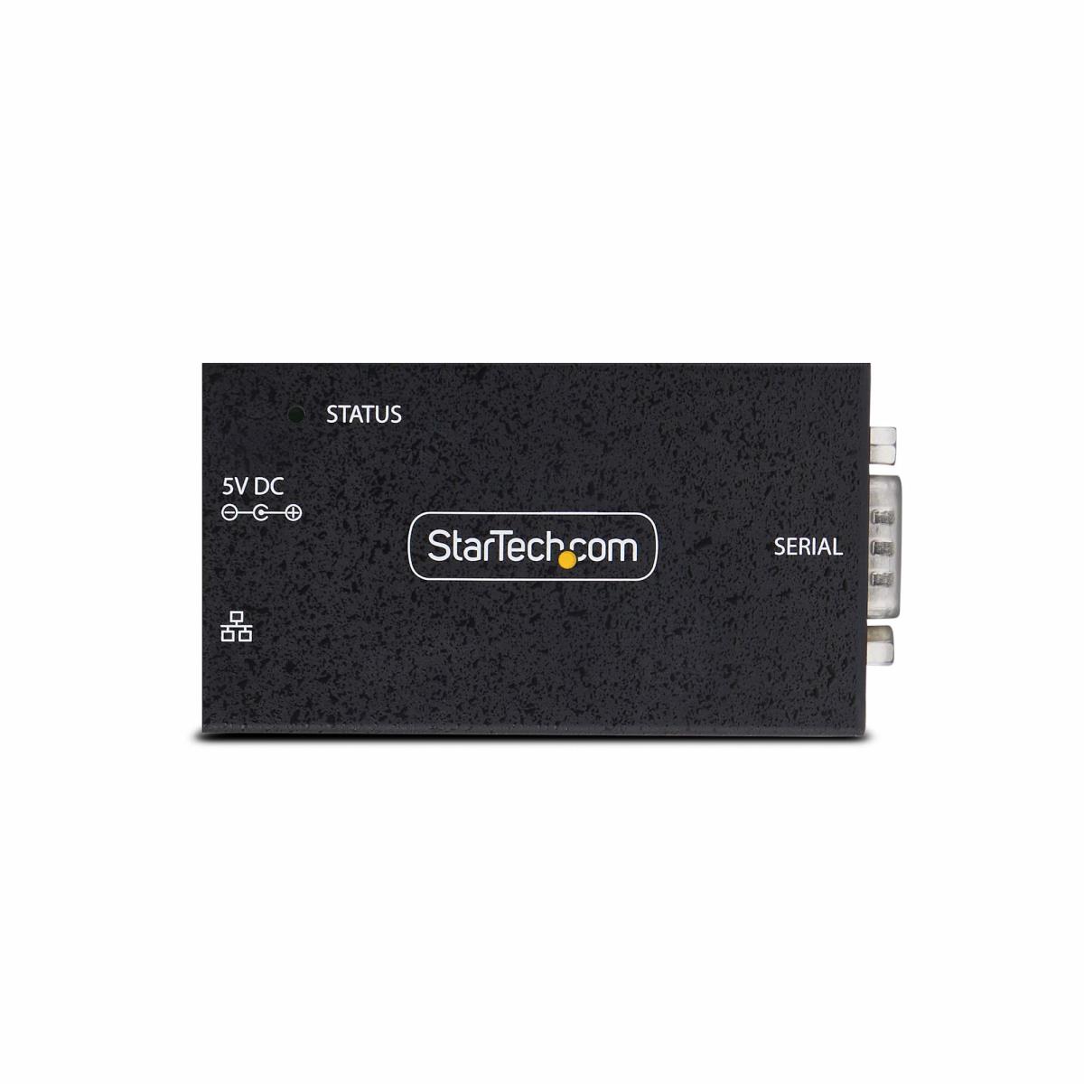 STARTECH.COM Serial To Ethernet Adapter - Lan To Db9 Convert Rs232 Over Ip