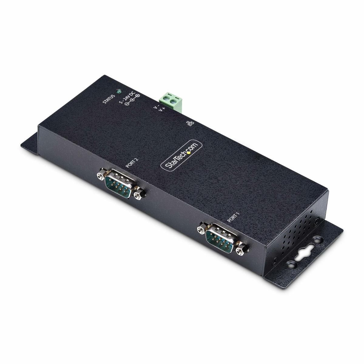 STARTECH.COM Serial To Ethernet Adapter - 2-port Ip Serial Device Server For Rs232 Devices