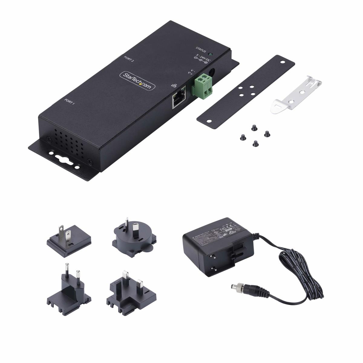 STARTECH.COM Serial To Ethernet Adapter - 2-port Ip Serial Device Server For Rs232 Devices