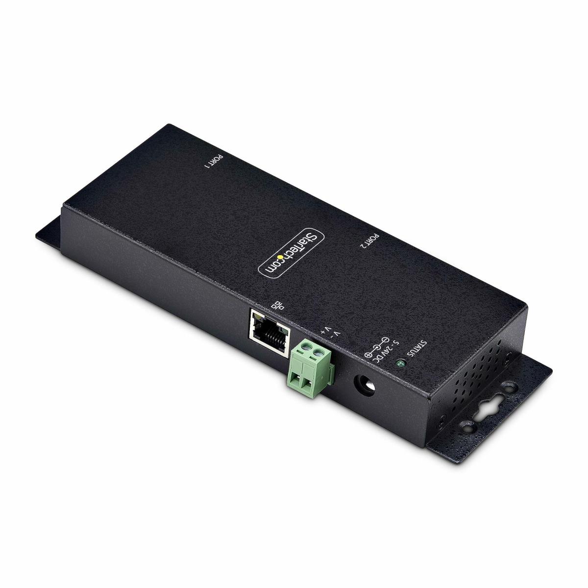 STARTECH.COM Serial To Ethernet Adapter - 2-port Ip Serial Device Server For Rs232 Devices