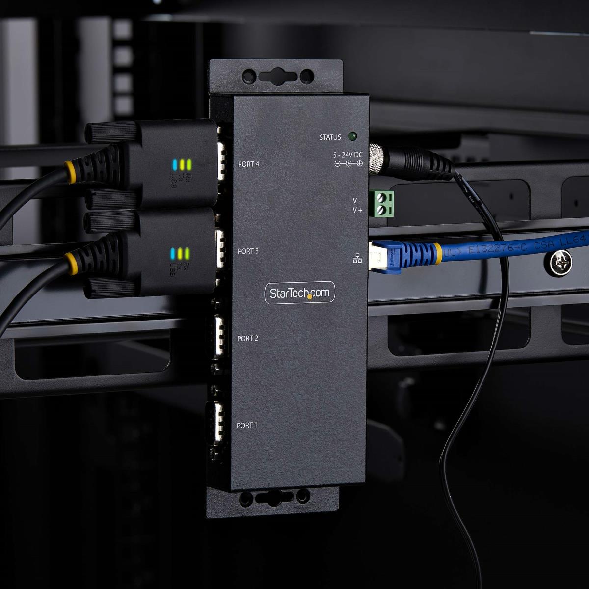 STARTECH.COM Serial To Ethernet Adapter - 4-port Ip Serial Device Server For Rs232 Devices