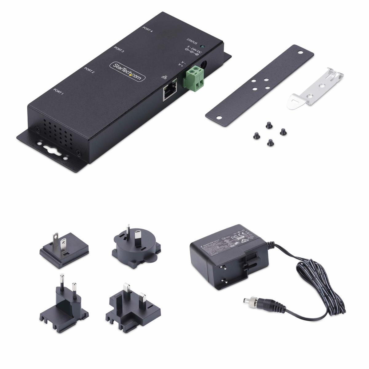 STARTECH.COM Serial To Ethernet Adapter - 4-port Ip Serial Device Server For Rs232 Devices