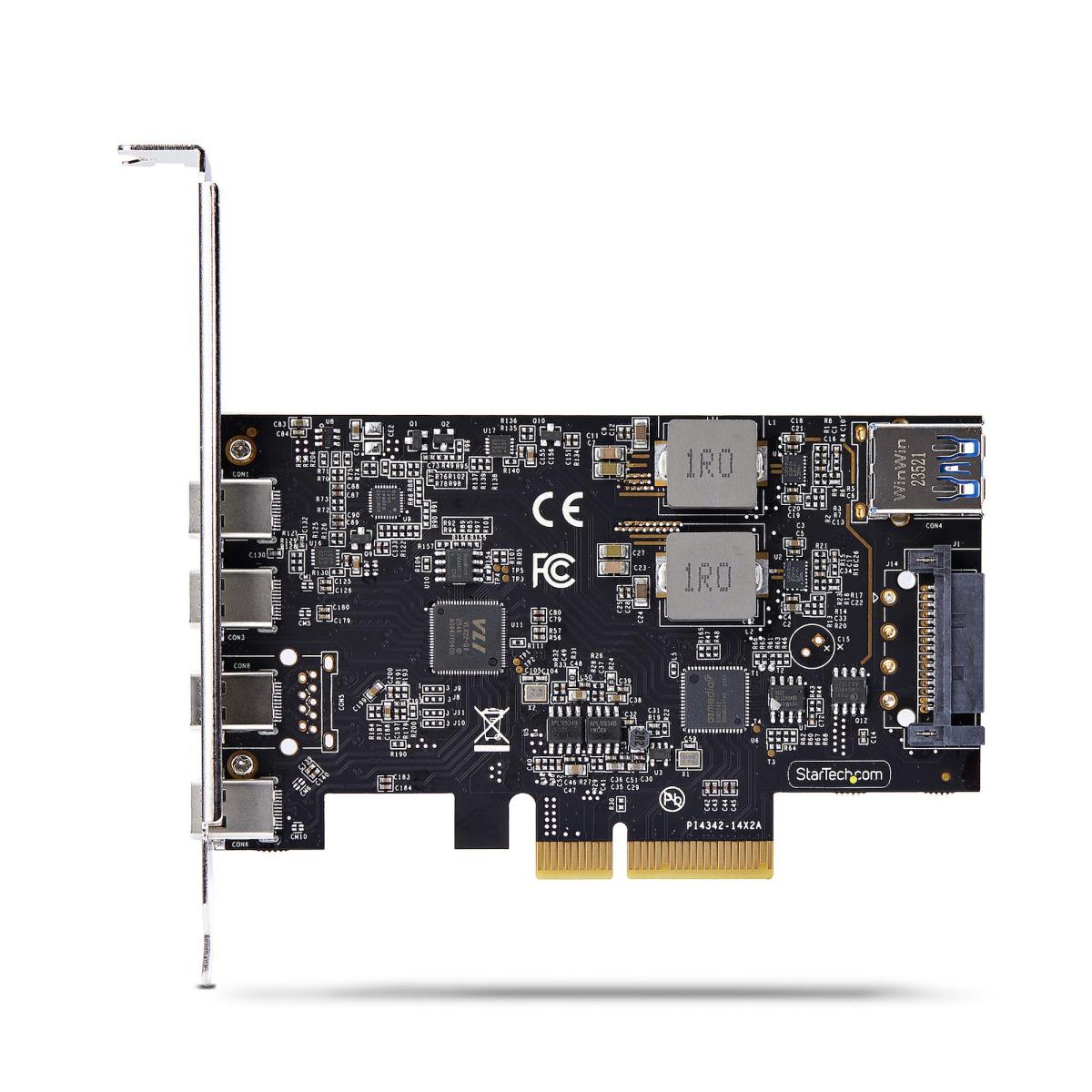 STARTECH.COM Expansion Card - 5-port USB Pci-e Card 10gbps - 4x USB-c/1x USB-a