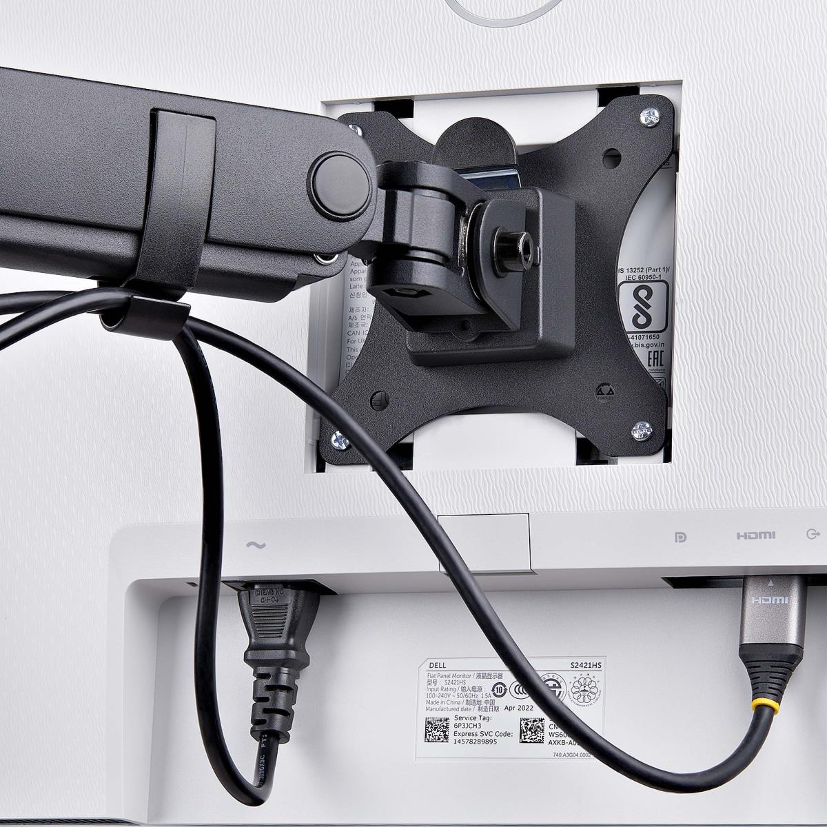 STARTECH.COM Triple Monitor Desk Mount For Up To Three 27in Screens, Vesa 75x75/100x100, Tool