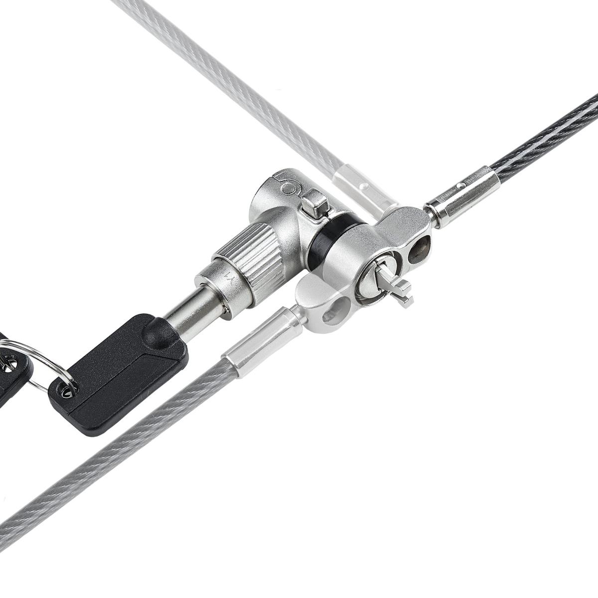 STARTECH.COM Universal Laptop Lock - 3-in-1 Master Keyed Security Cab 6.6ft