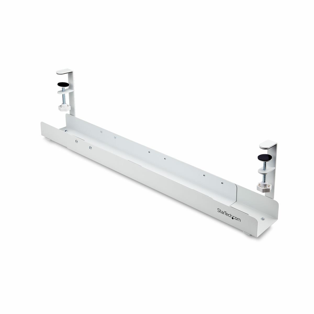 STARTECH.COM Under Desk Cable Management - No Drill Cable Organizer Tray
