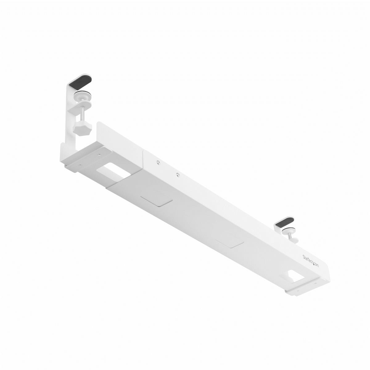 STARTECH.COM Under Desk Cable Management - No Drill Cable Organizer Tray
