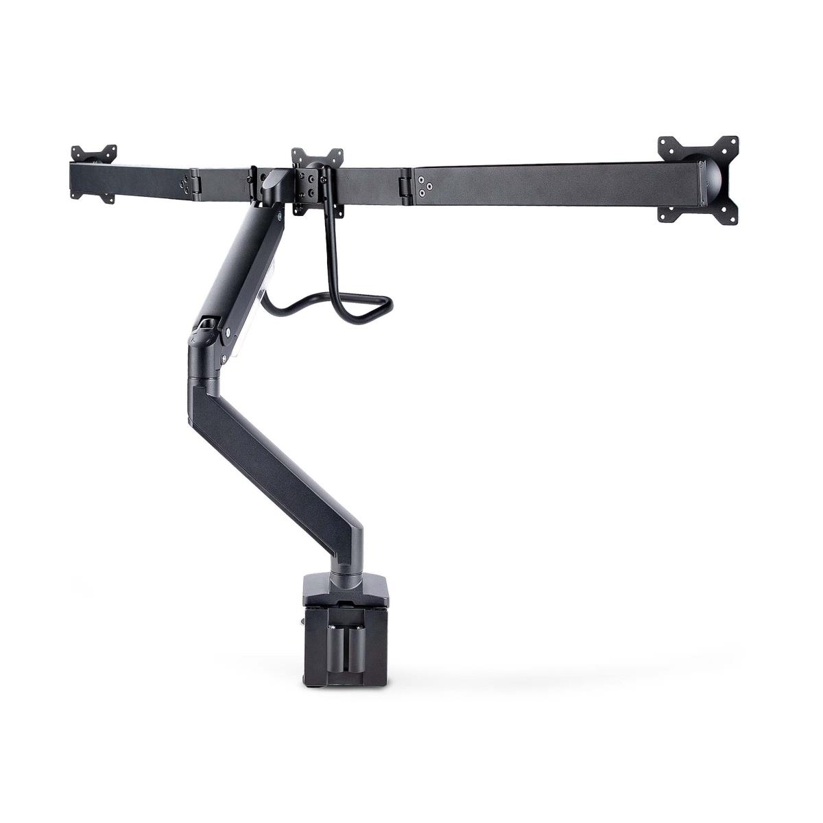 STARTECH.COM Crossbar Triple Monitor Desk Mount For Up To Three 27in Screens Vesa 75x75/100x100 Tool-less A