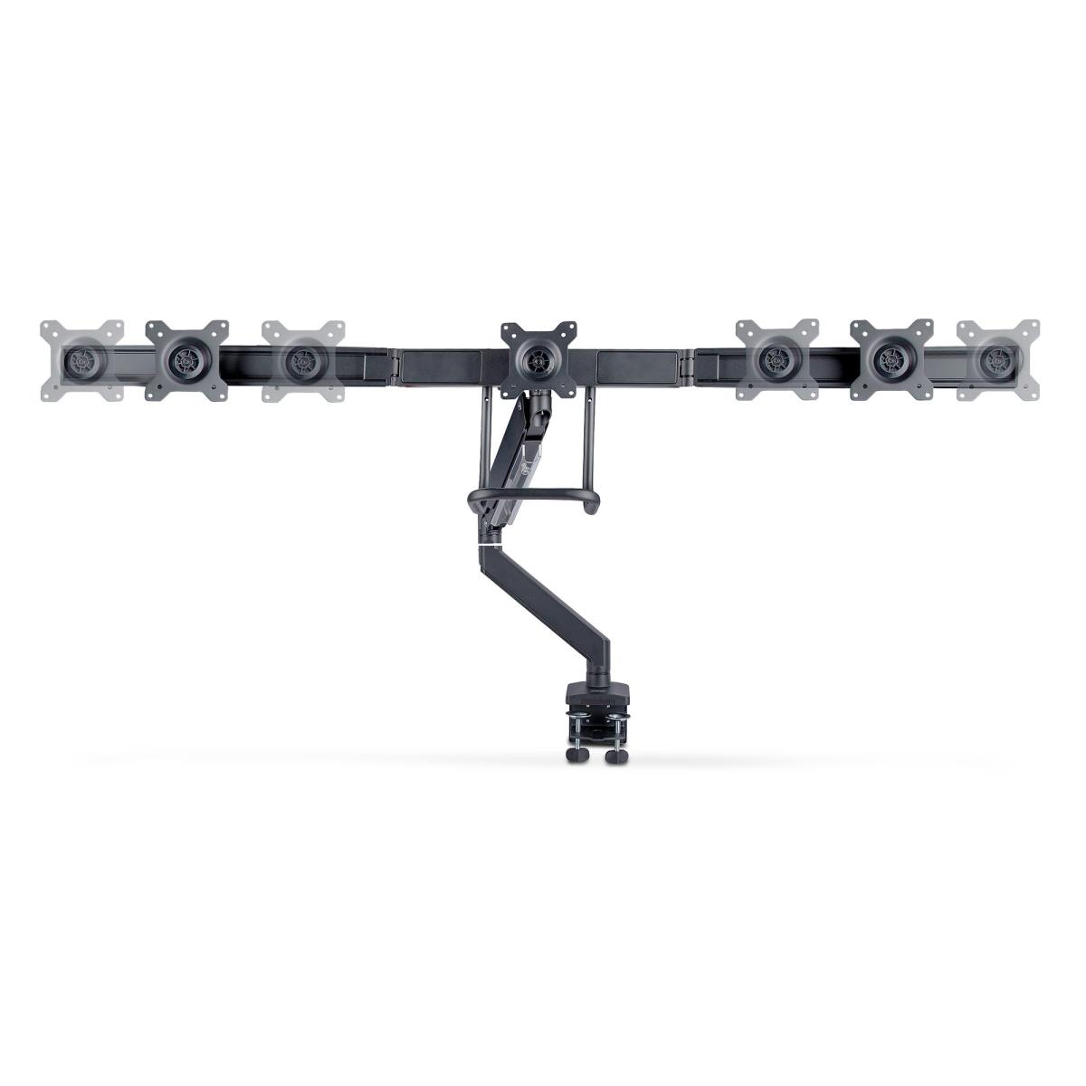 STARTECH.COM Crossbar Triple Monitor Desk Mount For Up To Three 27in Screens Vesa 75x75/100x100 Tool-less A