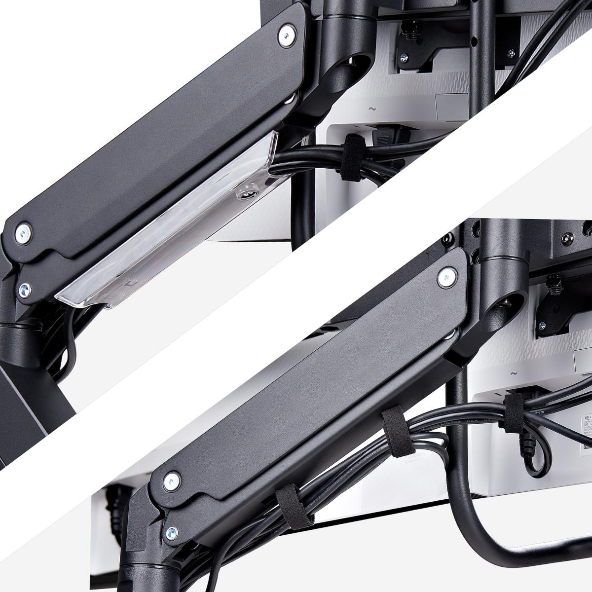 STARTECH.COM Crossbar Triple Monitor Desk Mount For Up To Three 27in Screens Vesa 75x75/100x100 Tool-less A
