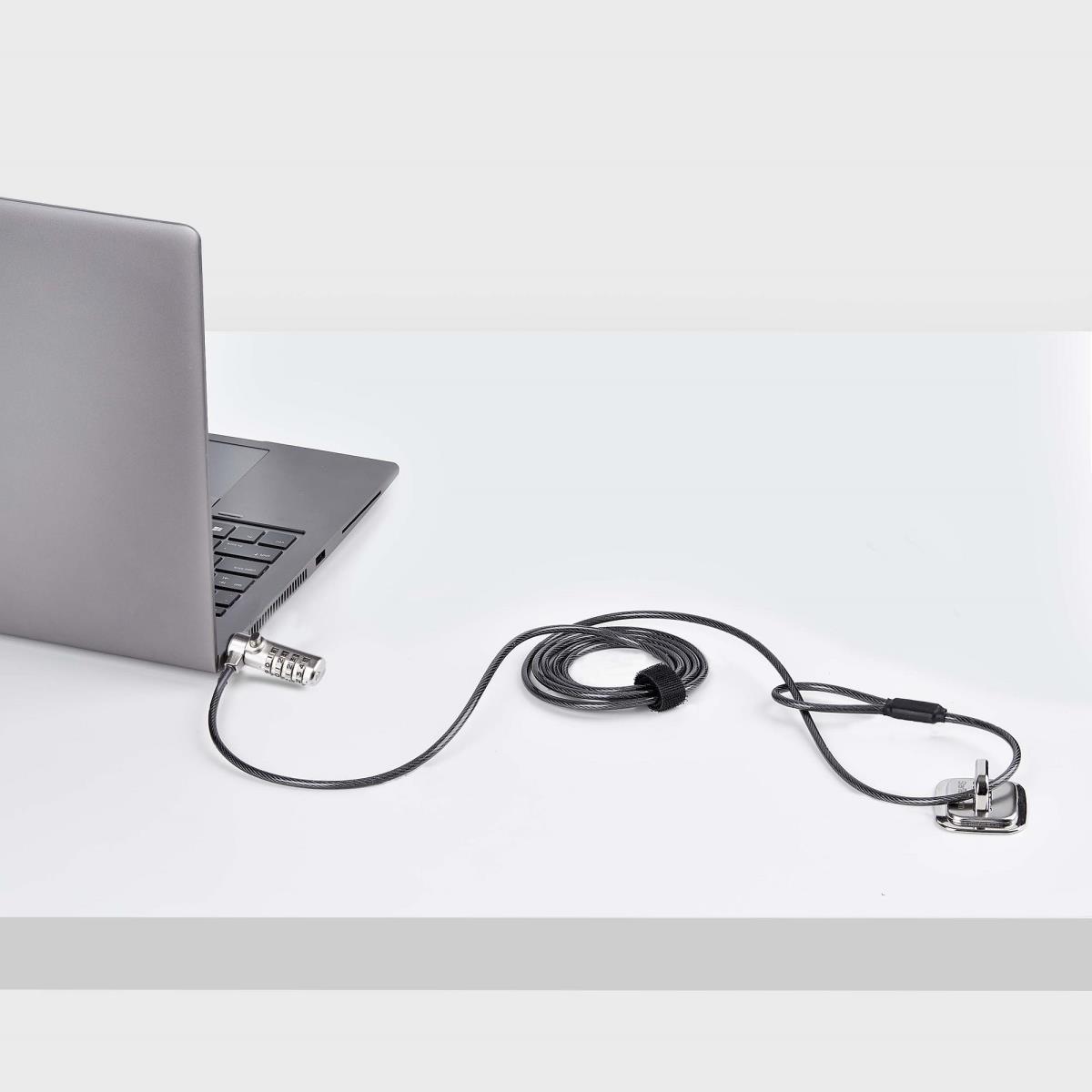 STARTECH.COM Laptop Nano Cable Lock 6.6ft Computer Desk Anti-theft Securit
