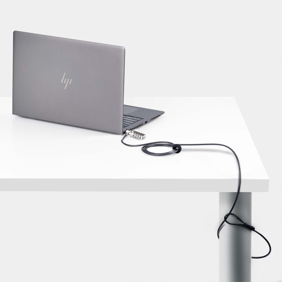 STARTECH.COM Laptop Nano Cable Lock 6.6ft Computer Desk Anti-theft Securit