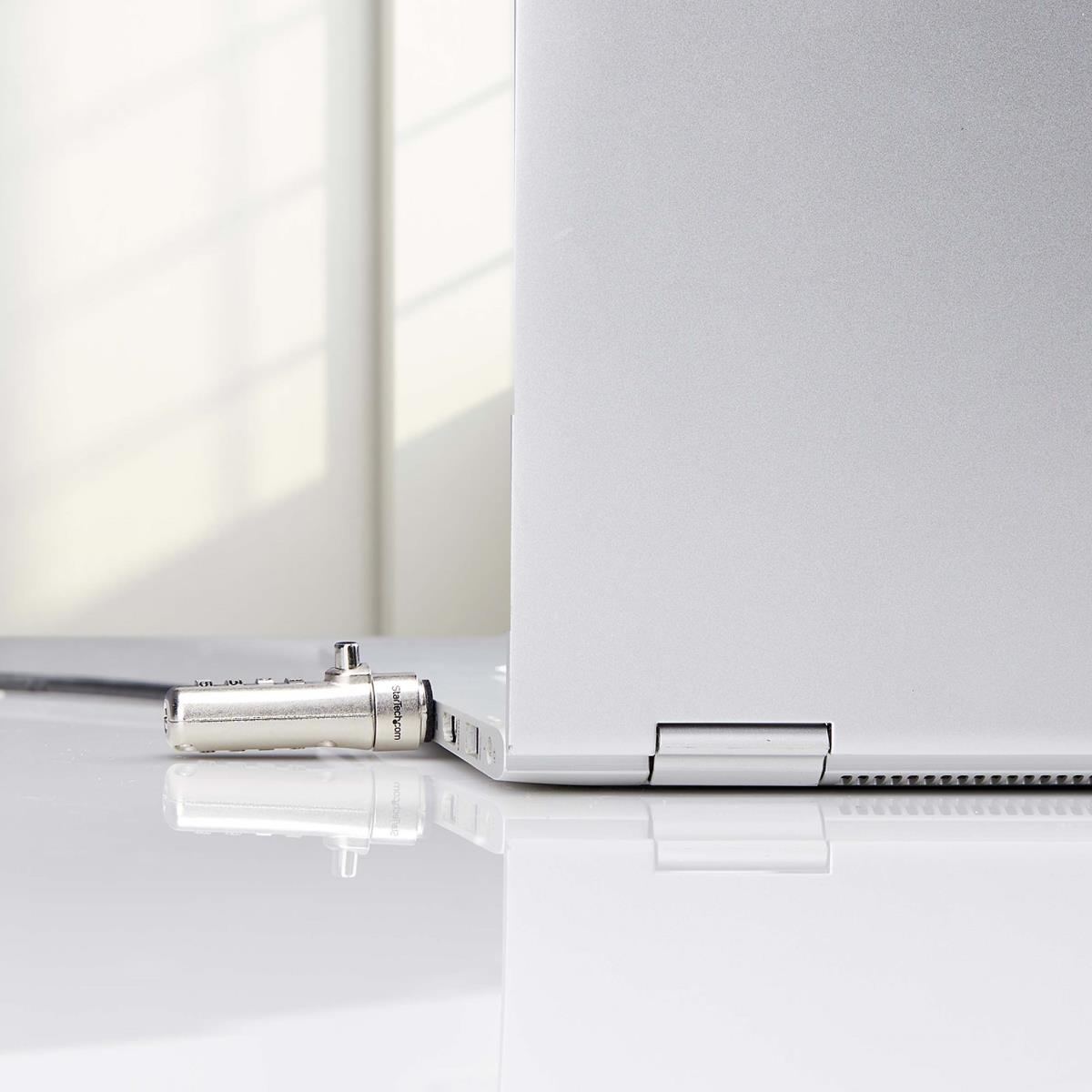STARTECH.COM Laptop Nano Cable Lock 6.6ft Computer Desk Anti-theft Securit