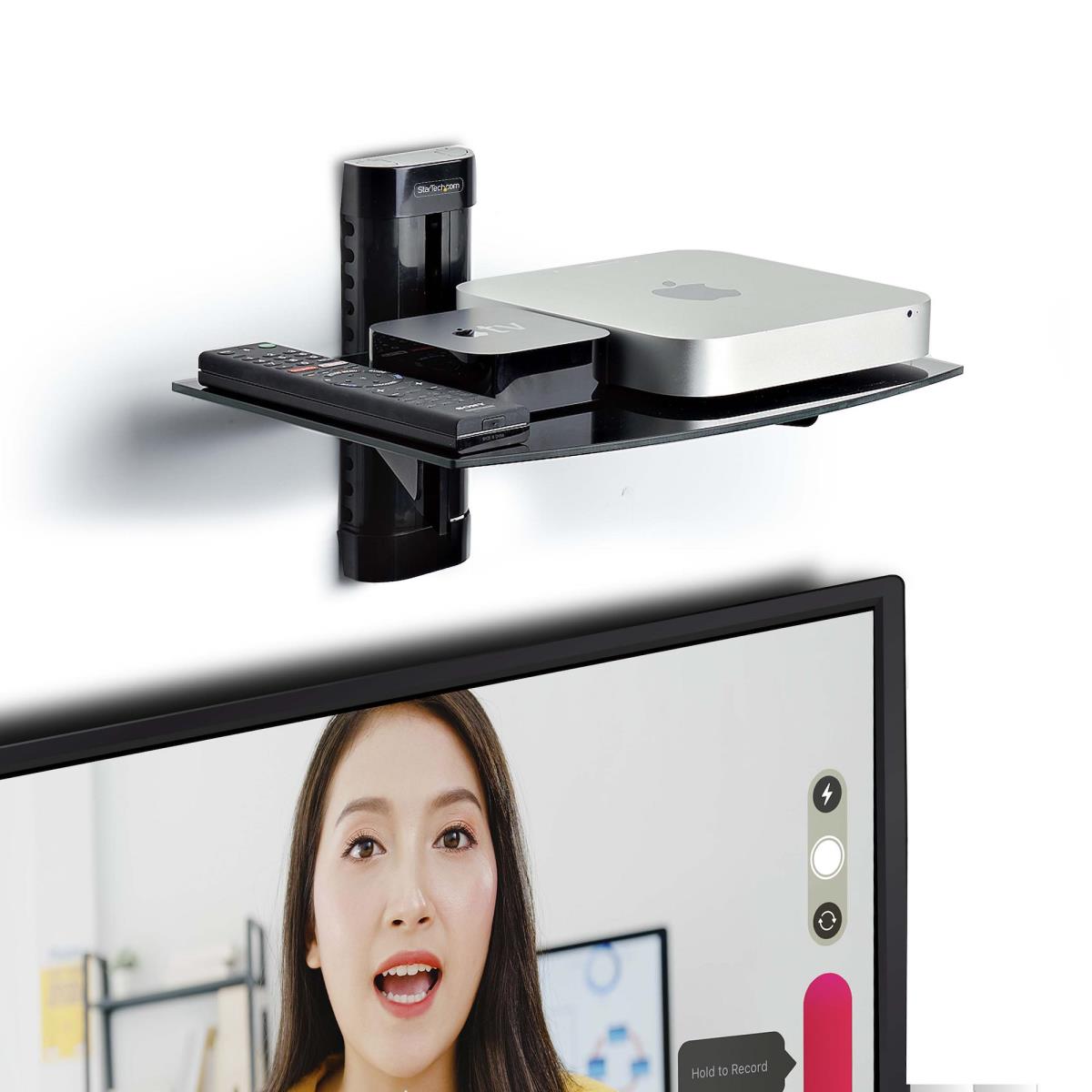 STARTECH.COM Floating Wall-mounted Av Shelf For Under Tv Av Equipment
