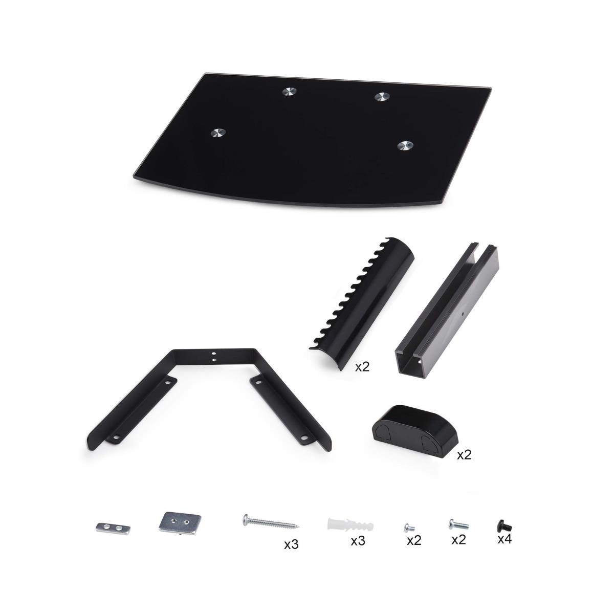 STARTECH.COM Floating Wall-mounted Av Shelf For Under Tv Av Equipment