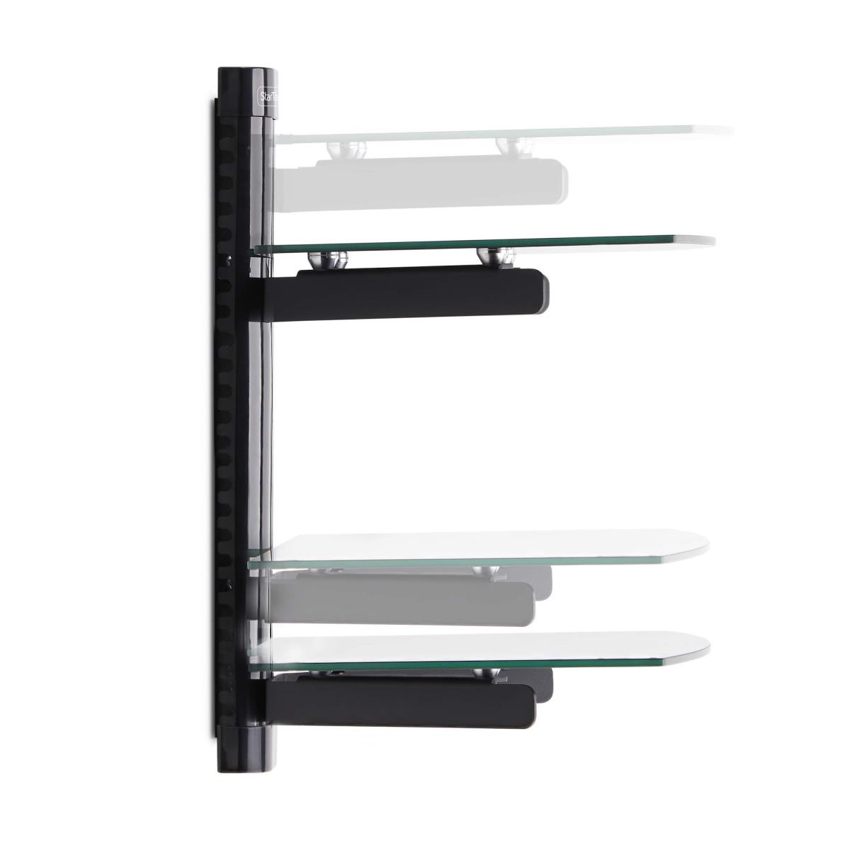 STARTECH.COM Dual Floating Wall-mounted Av Shelves For Under Tv