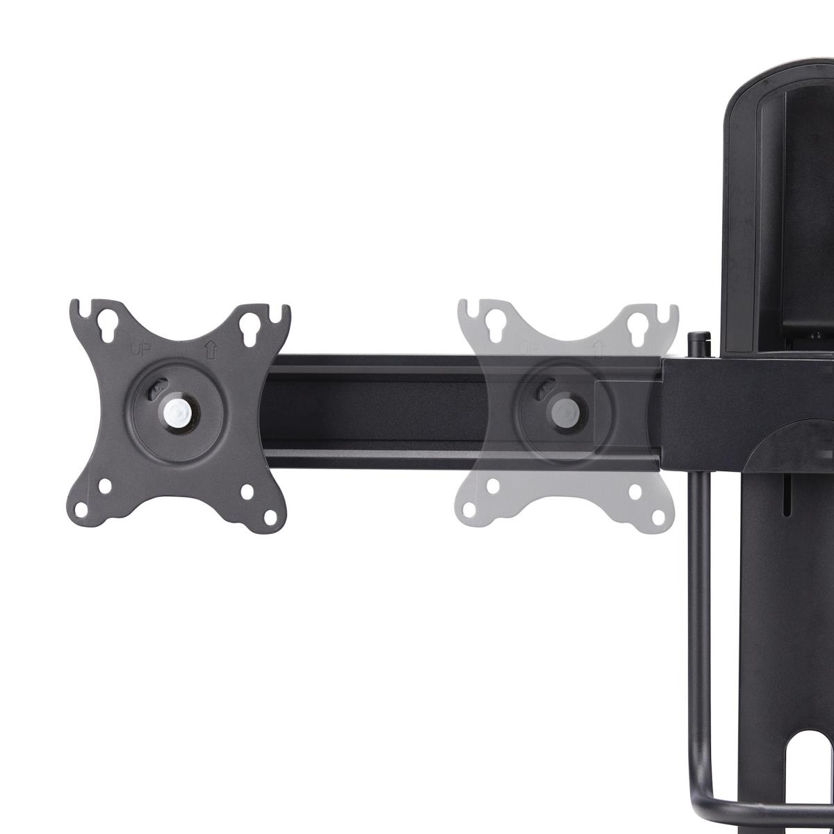 STARTECH.COM Crossbar Dual Monitor Stand - Double 27inch Screens Vesa Mount