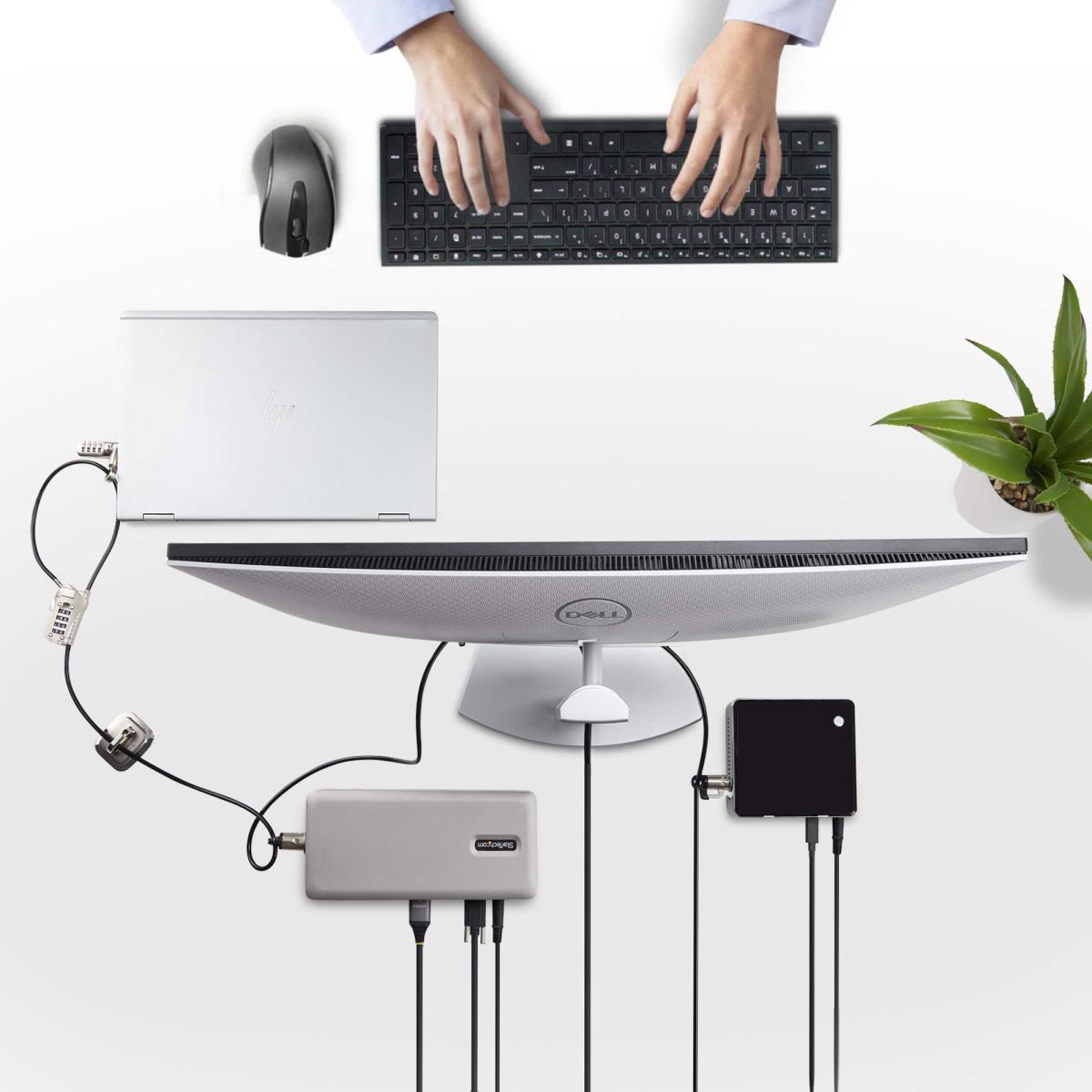STARTECH.COM Computer  Peripheral Lock Kit Laptop/desktop 9.8ft Cable