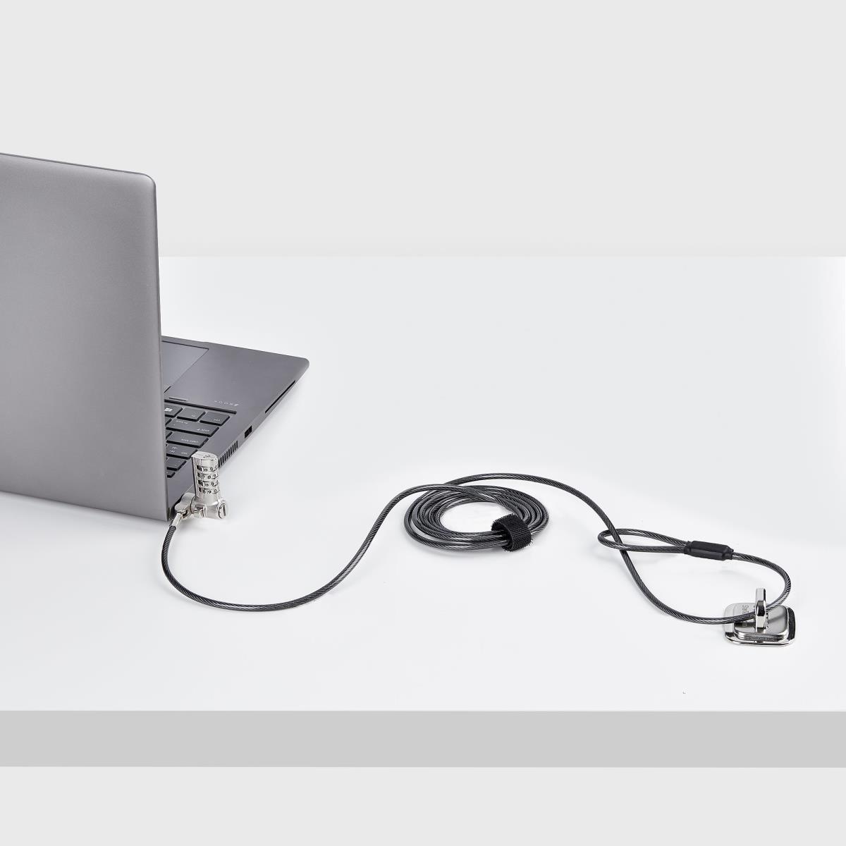 STARTECH.COM Universal Laptop Cable Lock 2m Serialized Security Cable