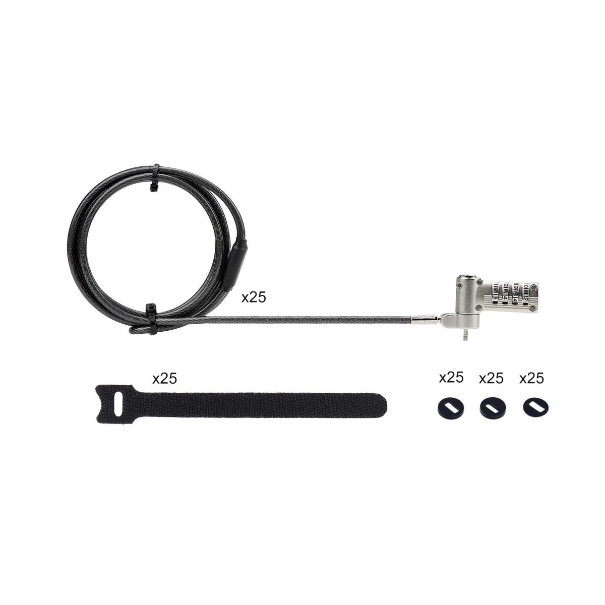 STARTECH.COM Universal Laptop Cable Lock 2m Serialized Security Cable