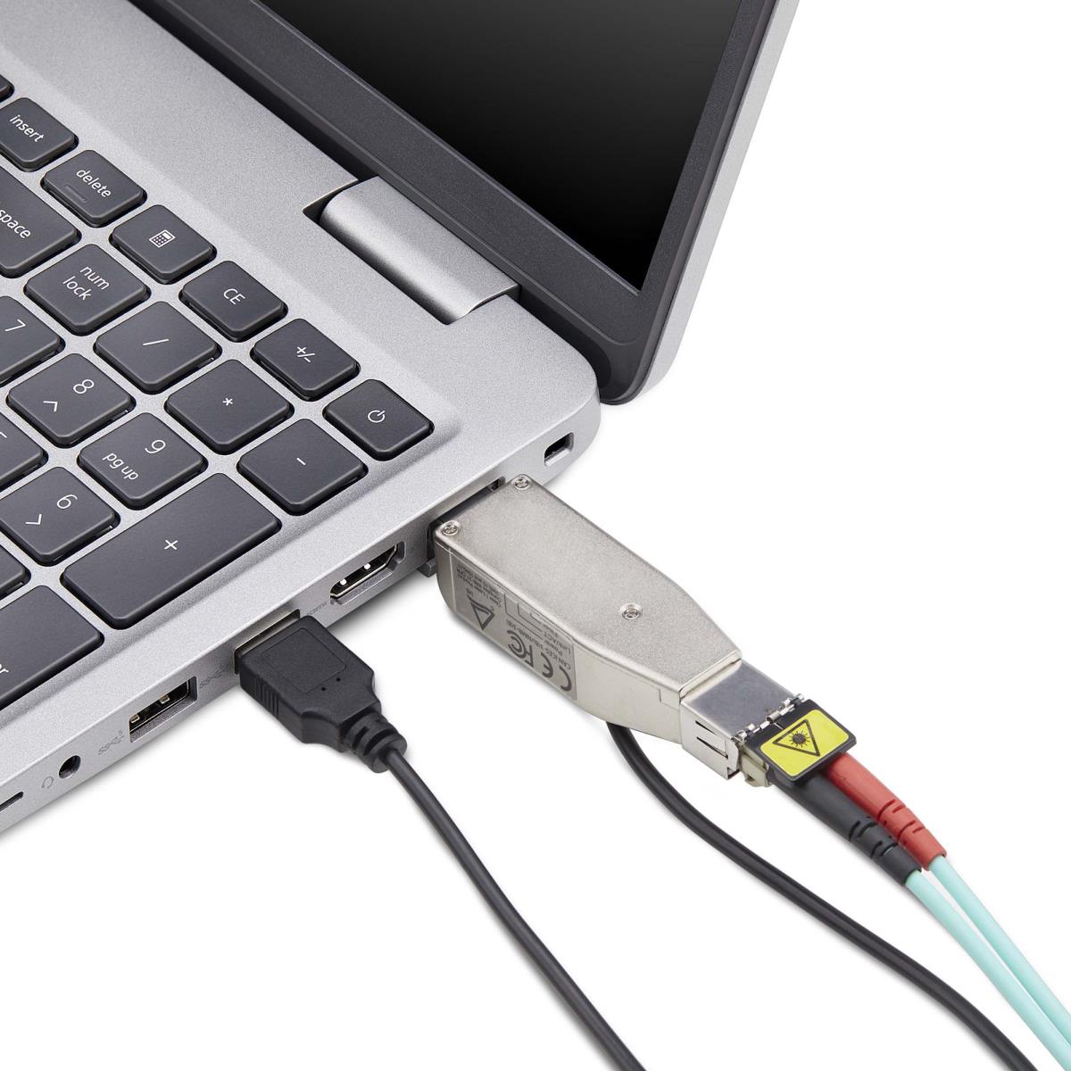 STARTECH.COM Gigabit Fiber To Rj45 Ethernet Media Converter Dongle Smf/mmf