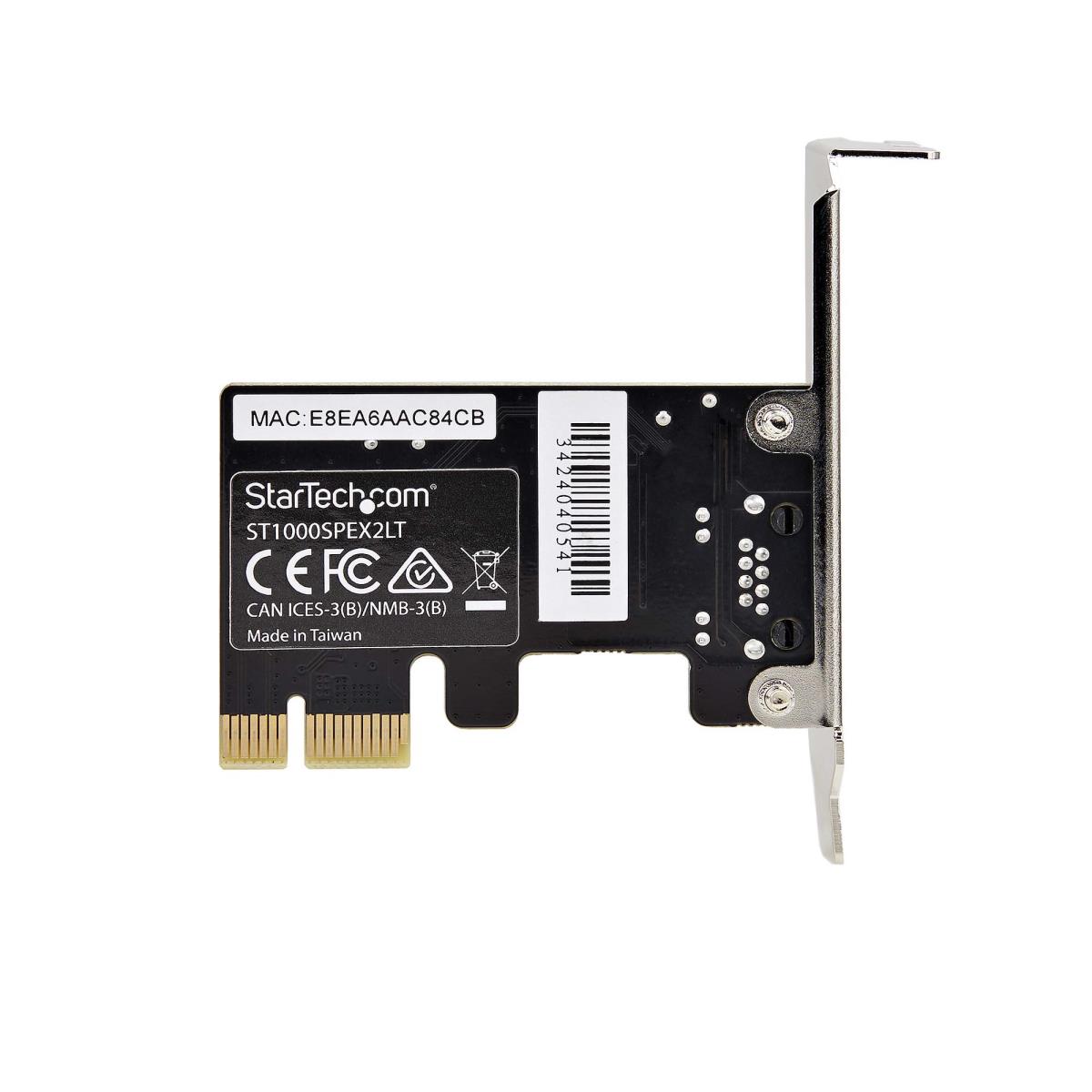 STARTECH.COM Gigabit Network Card - 1-port Low-profile Nic Taa-compliant