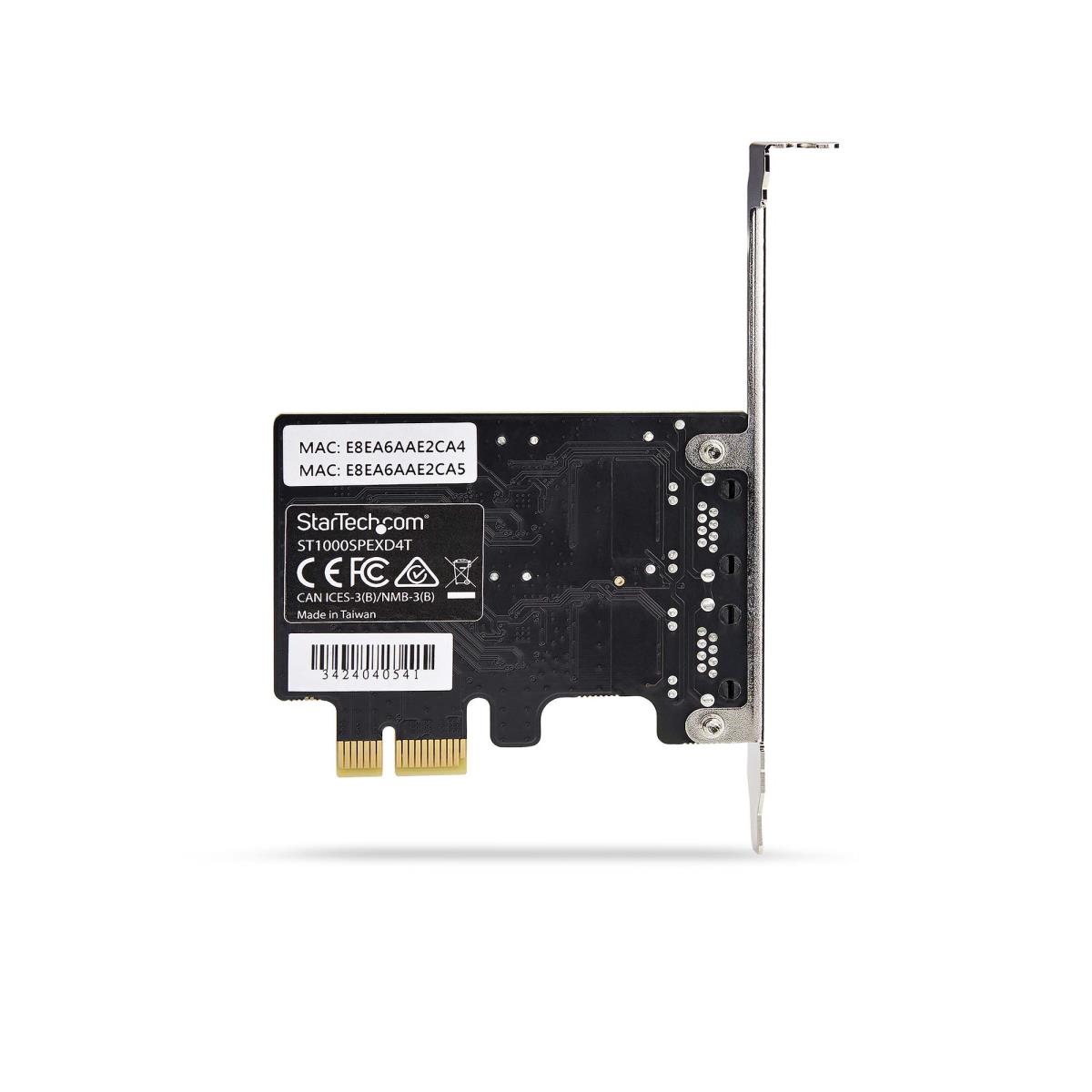STARTECH.COM Gigabit Network Card - 2-port Taa-compliant Nic Windows/linux