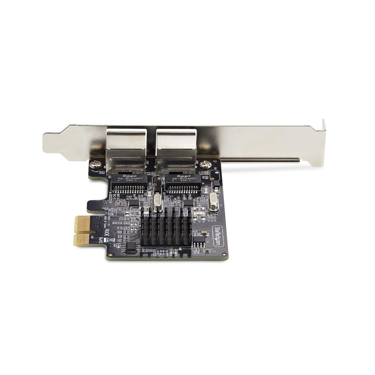 STARTECH.COM Gigabit Network Card - 2-port Taa-compliant Nic Windows/linux