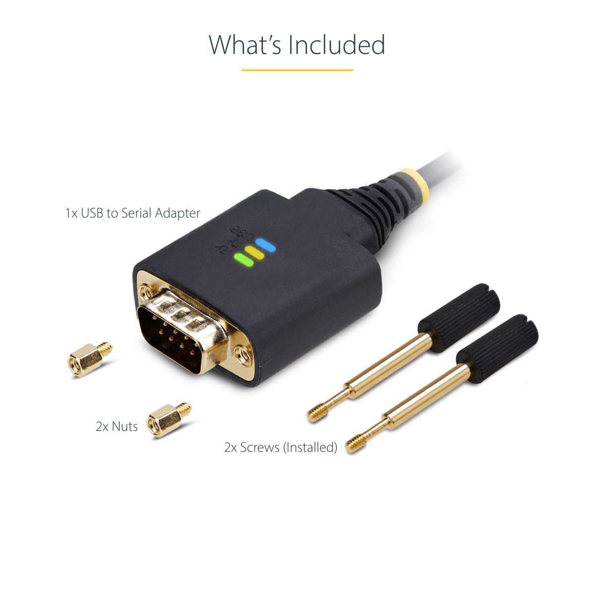 STARTECH.COM USB To Serial Cable USB To Db9 Rs232 Adapter 2m