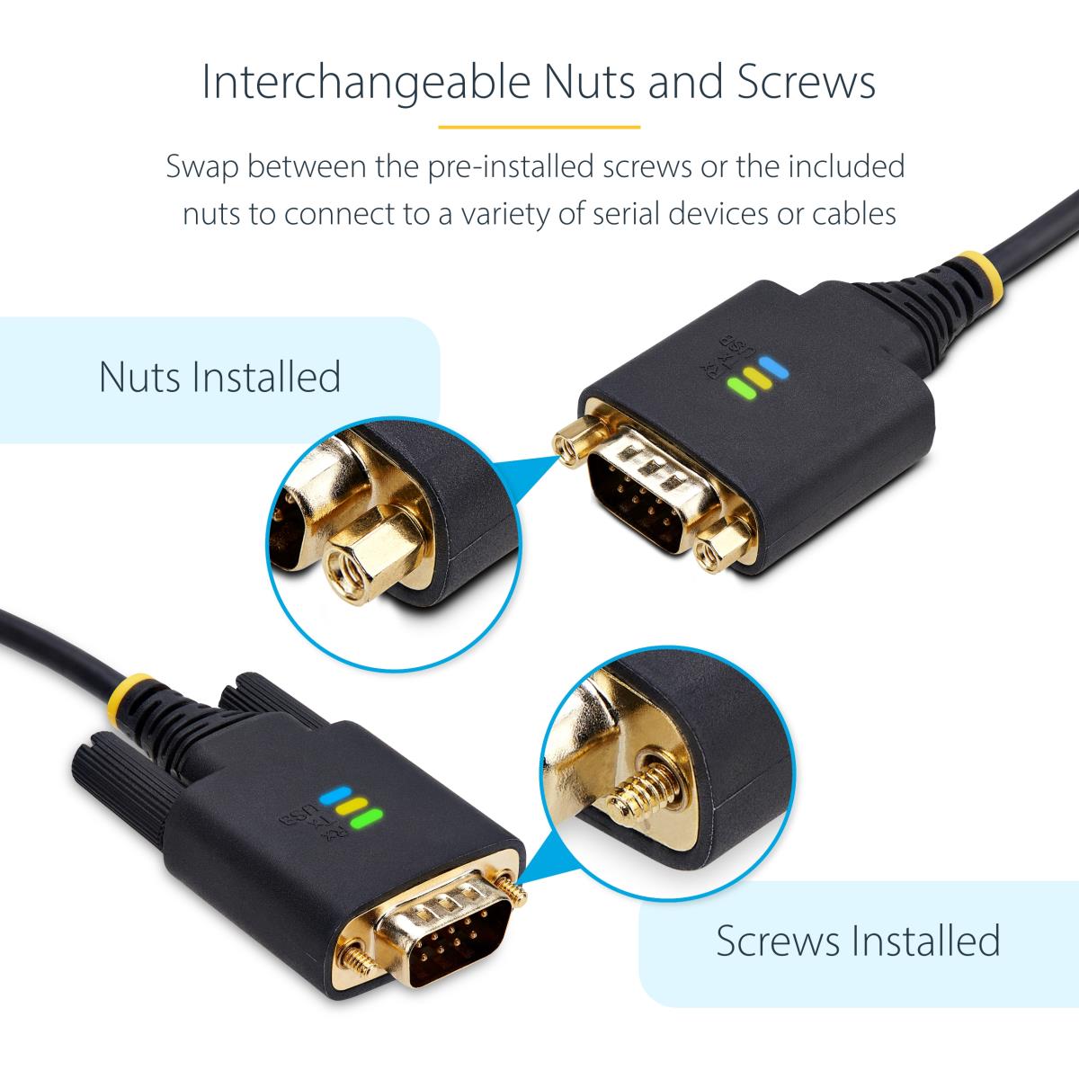 STARTECH.COM USB To Serial Cable USB To Db9 Rs232 Adapter 2m