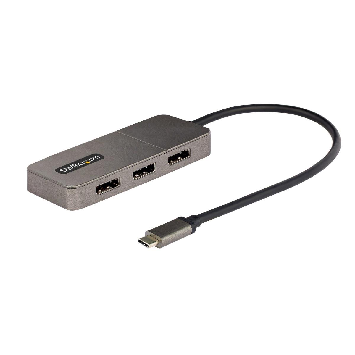 STARTECH.COM USB-c To Triple Dp Mst Hub - DisplayPort 1.4 4k 60hz