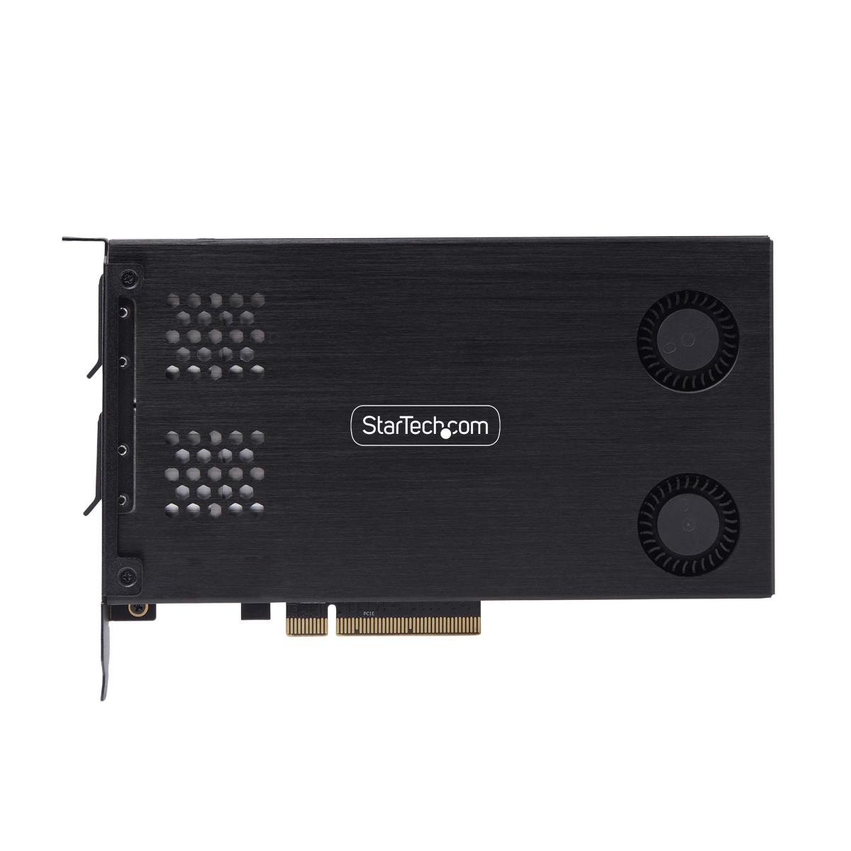 STARTECH.COM Dual-bay M.2 Nvme SSD To Pci-e X8