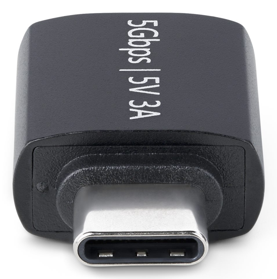 STARTECH.COM USB-c To USB-a Adapter, USB 5gbps, 3a, USB-c Male To USB-a Female Converter, Durable Metal Housing - Thunderbolt Compatible