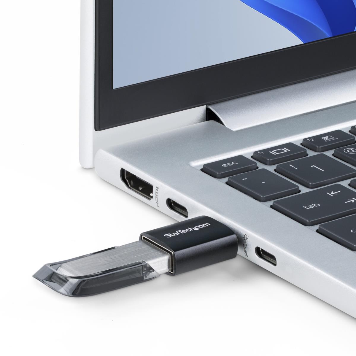 STARTECH.COM USB-c To USB-a Adapter, USB 5gbps, 3a, USB-c Male To USB-a Female Converter, Durable Metal Housing - Thunderbolt Compatible