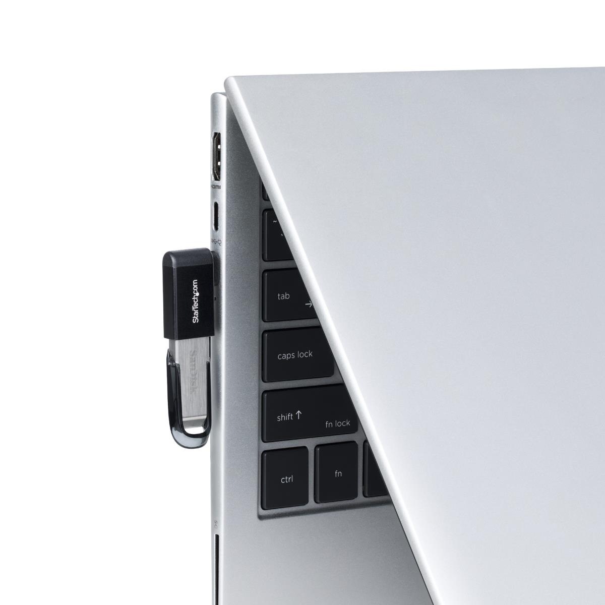 STARTECH.COM USB-c To USB-a Adapter, Right-angled, USB 5gbps, 3a, USB-c Male To USB-a Female Converter, Durable Metal Housing - Thunderbolt Compatible
