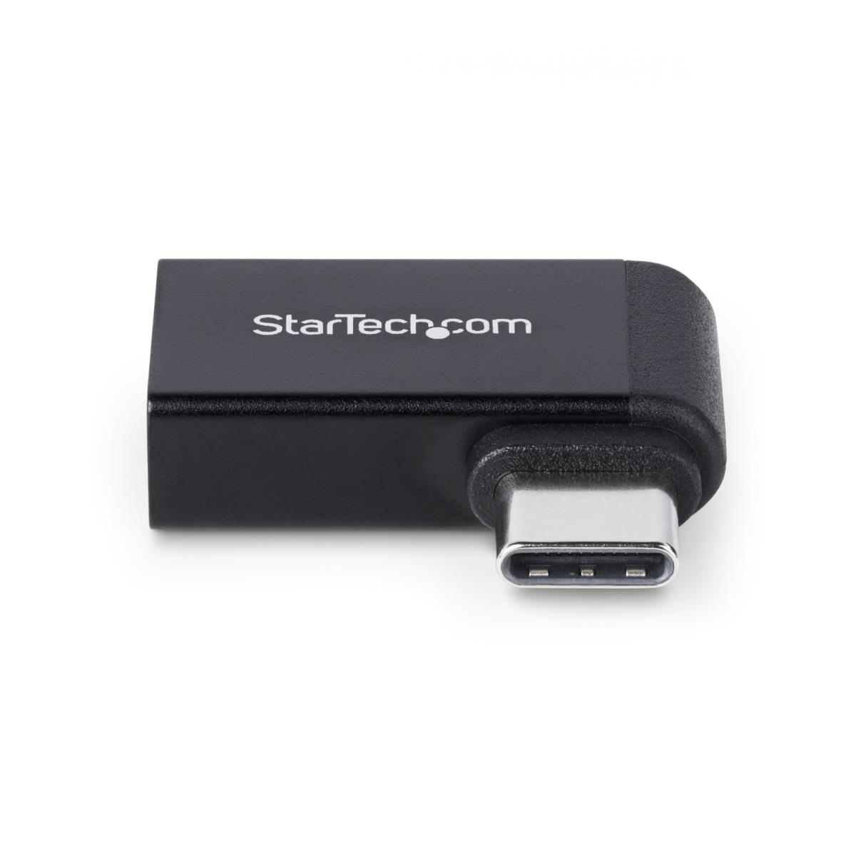 STARTECH.COM USB-c To USB-a Adapter, Right-angled, USB 5gbps, 3a, USB-c Male To USB-a Female Converter, Durable Metal Housing - Thunderbolt Compatible