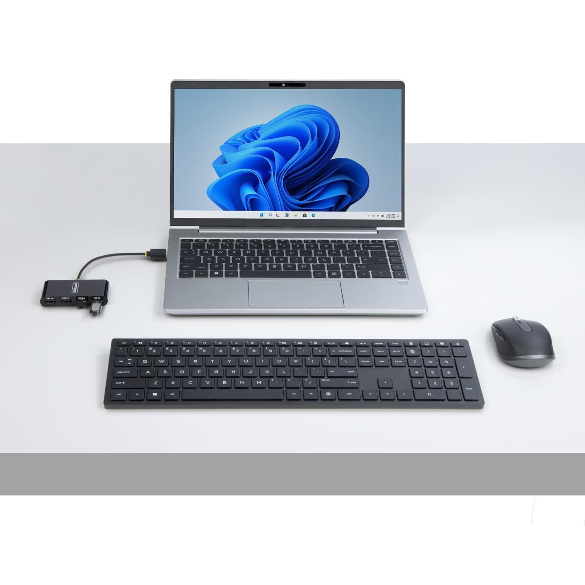 STARTECH.COM Portable Hub - 4-port USB 2.0 With Built-in Cable