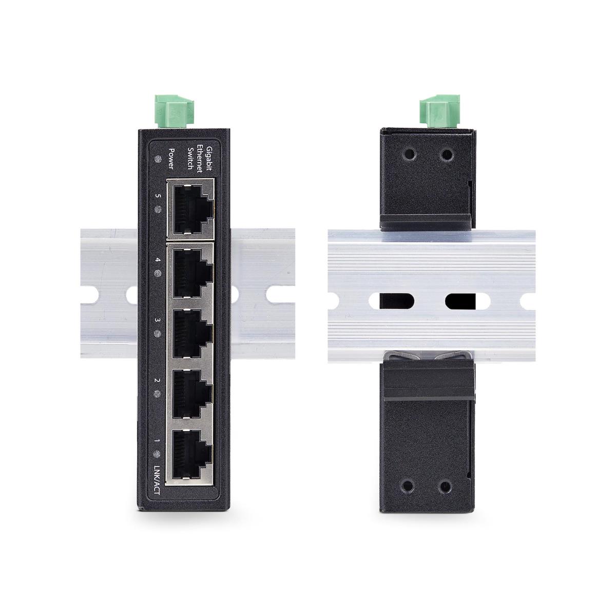 STARTECH.COM Unmanaged Switch 5-port Taa - 10/100/1000mbps Fanless Ip30